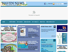 Tablet Screenshot of haven-news.com